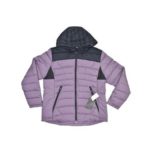 NEW Boulder Gear Womens Cosmic Puffy Jacket Hooded Water Resistant Size XL